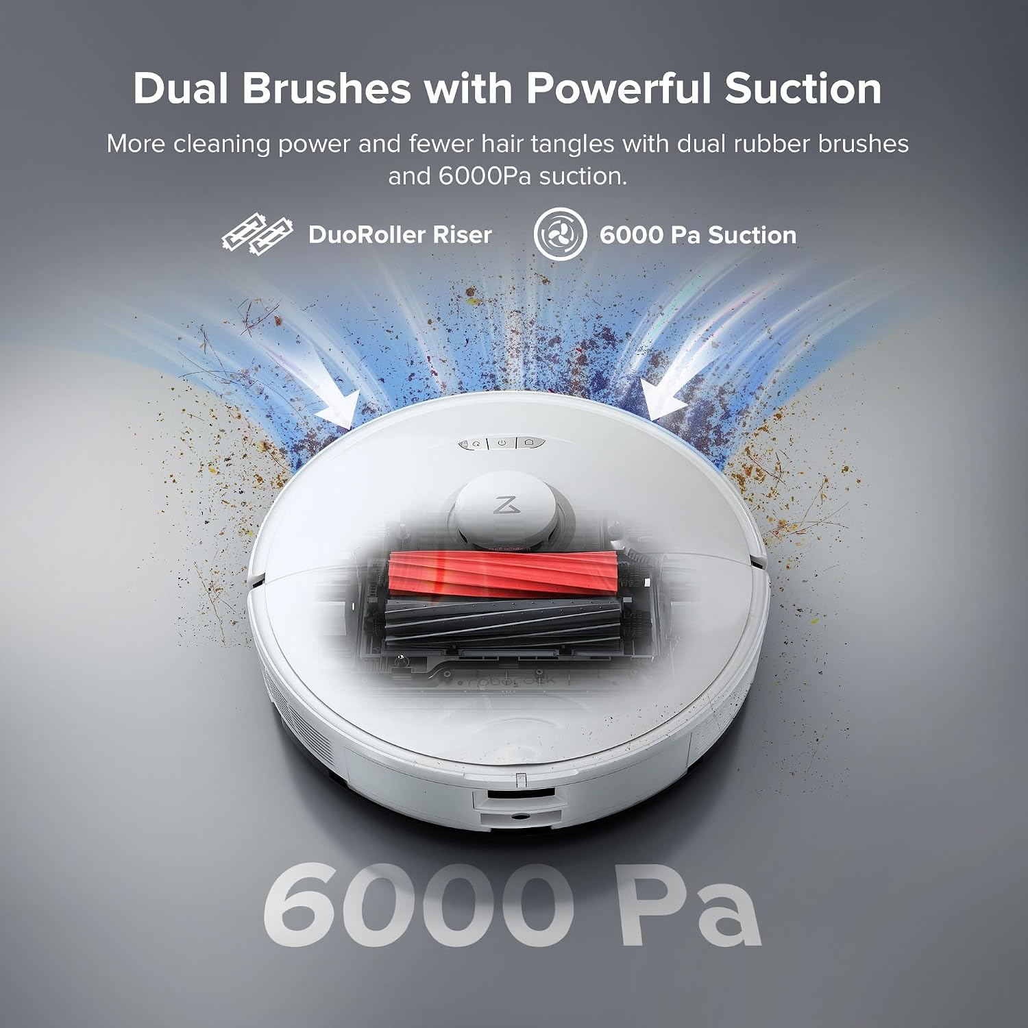 roborock S8 Pro Ultra Robot Vacuum and Mop, Auto-Drying, Self-Washing, Liftable Dual Brush & Sonic Mop, 6000Pa Suction, Self-Refilling, Self-Emptying, Obstacle Avoidance, White (Renewed)