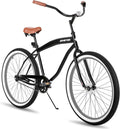 JOYSTAR 20' 24' 26' Beach Cruiser Bike for Girls, Boys, Mens and Womens, Single Speed Kids Cruiser Bikes with Coaster Brake, Multiple Colors
