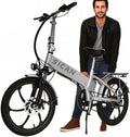 Electric Bike for Adults, 1000W Peak Motor & 35Mph, 7-Speed Foldable Bicycles for Commuter, Travel, Outdoor, Camping
