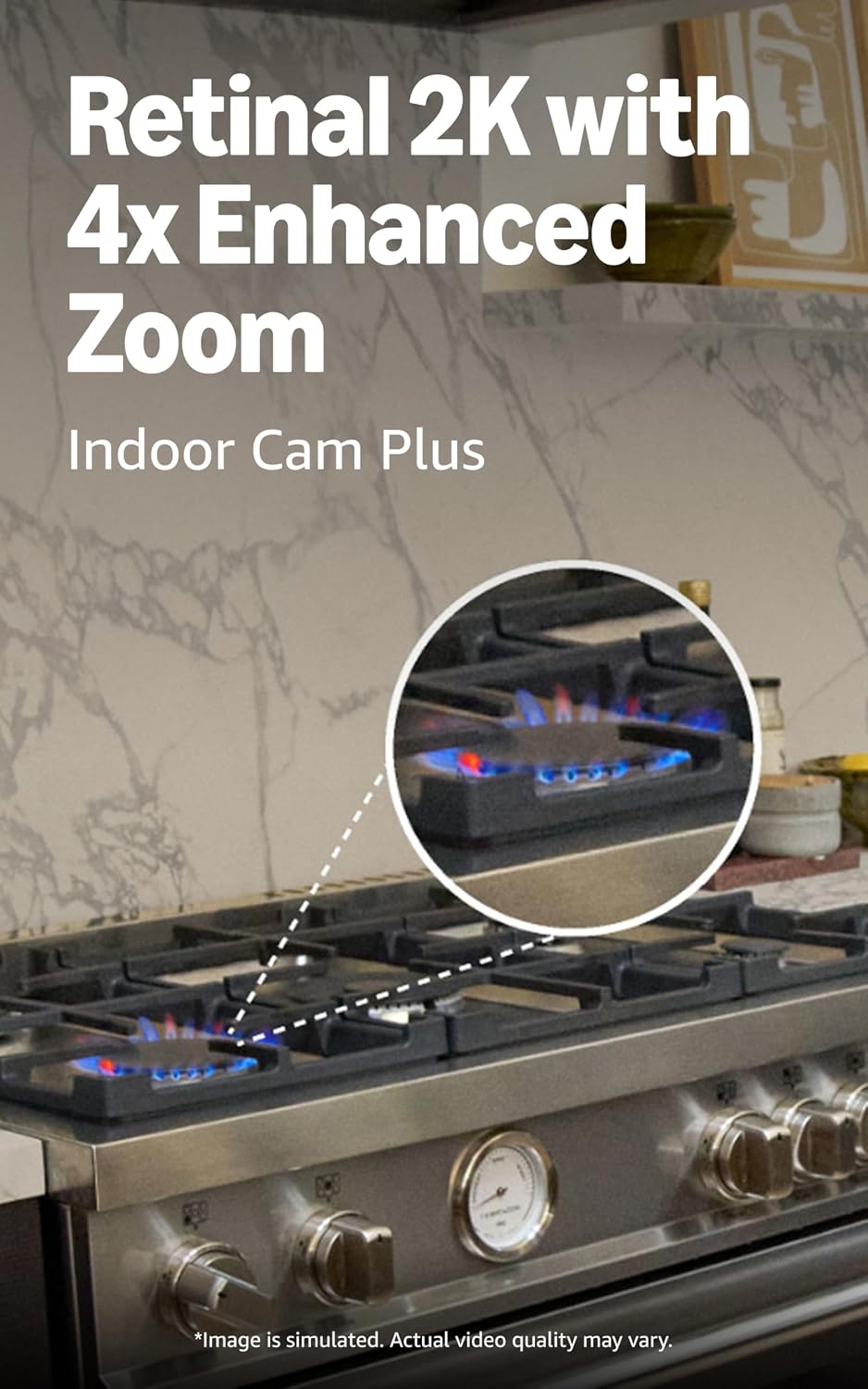 Ring Spotlight Cam Pro, Plug-In (Newest Model), White with Indoor Cam Plus (Newest Model), White