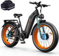 Electric Bike for Adults, 3000W Peak Dual Motor 52V 20AH Battery E Bike 26' x 4.0' Fat Tire Electric Mountain Bike Step-Thru Electric Bicycle for Women Men, Up to 38MPH