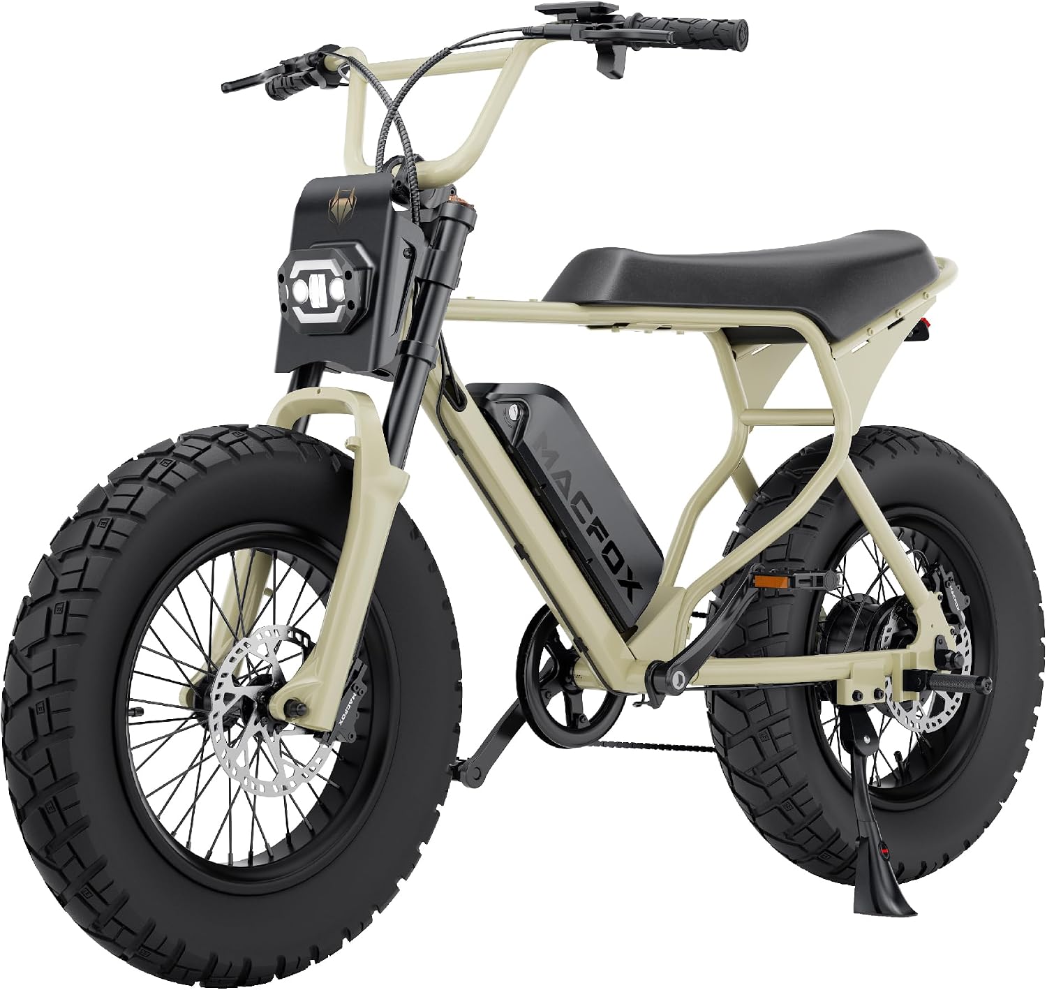 MACFOX X7 Electric Bike for Adults, 750W EBike with Hydraulic Brakes, 48V 13Ah Removable Battery 30 Mile Range, Upgraded 20x5.0 Rear Fat Tire for School/City/Town Commuting (UL2849 & Class-2)