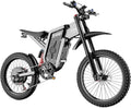 Freego Electric Motorcycle Bike for Adults Teen, X2 Electric Dirt Bike 6000W(Peak) Motor 60V/30Ah Removable Battery, 50MPH Off Road Electric Mountain Bike,19' x2 Tire, UL 2849 Certified