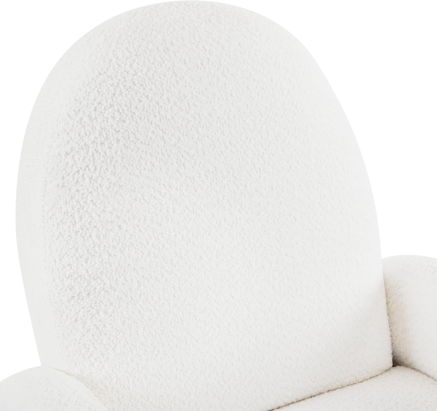 GDFStudio Swivel Glider Recliner Chair Nursery Rocker Recliner Chair with Boucle Upholstered High Back Single Seat Sofa Chair with Deep Seat Manual Nursing Reclining for Living Room, Beige