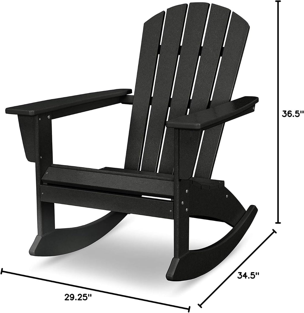 POLYWOOD® Nautical Rocker, Black