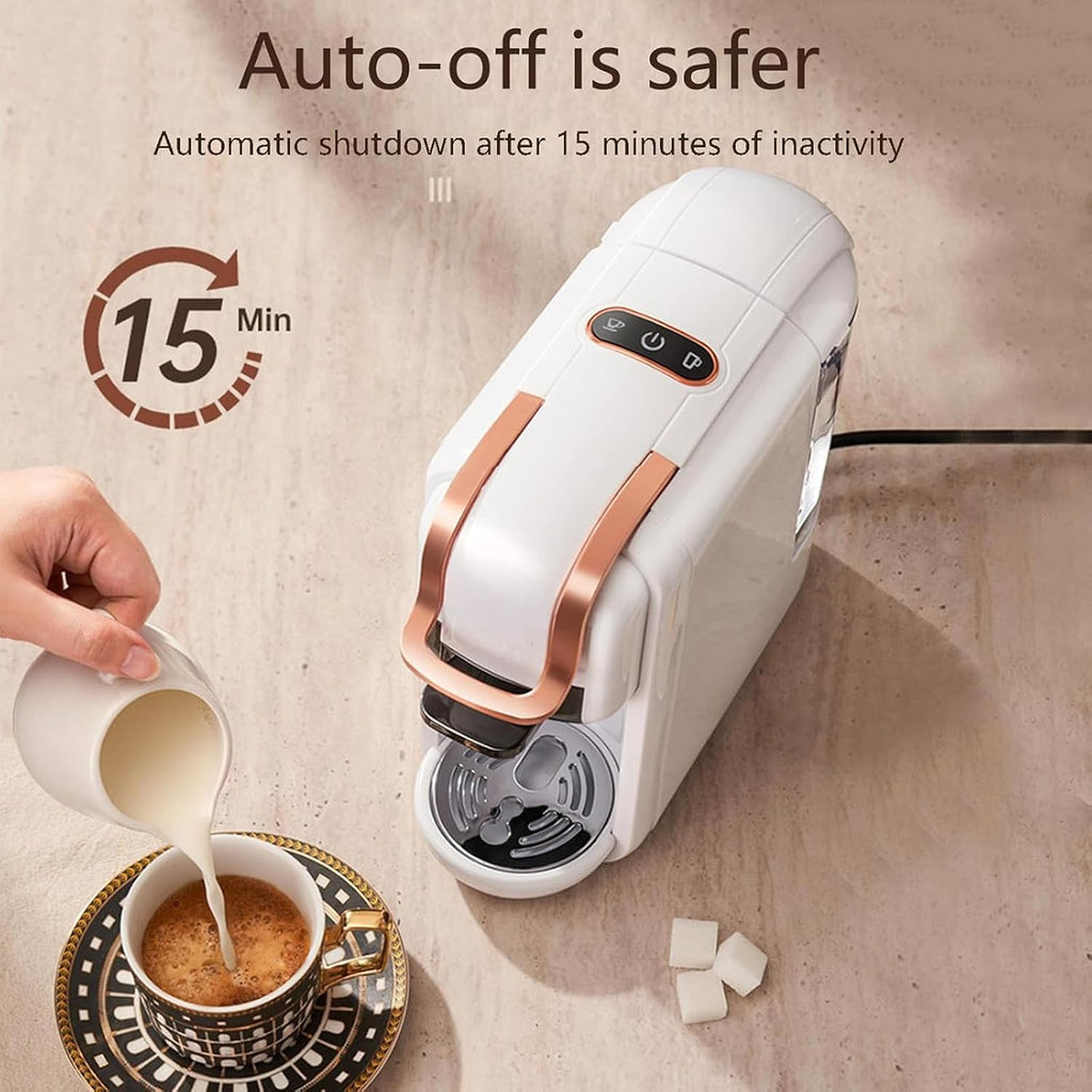 Coffee and Espresso Maker Compatible with Dolce Gusto Pods K-Cup Pod Coffee Mini Coffee Maker Portable Coffee Machine for Ground Coffee Use