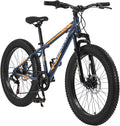 20/24/26 Inch Fat Tire Mountain Bike Variable Speed Dual Disc Brake Kids Adult Free Return