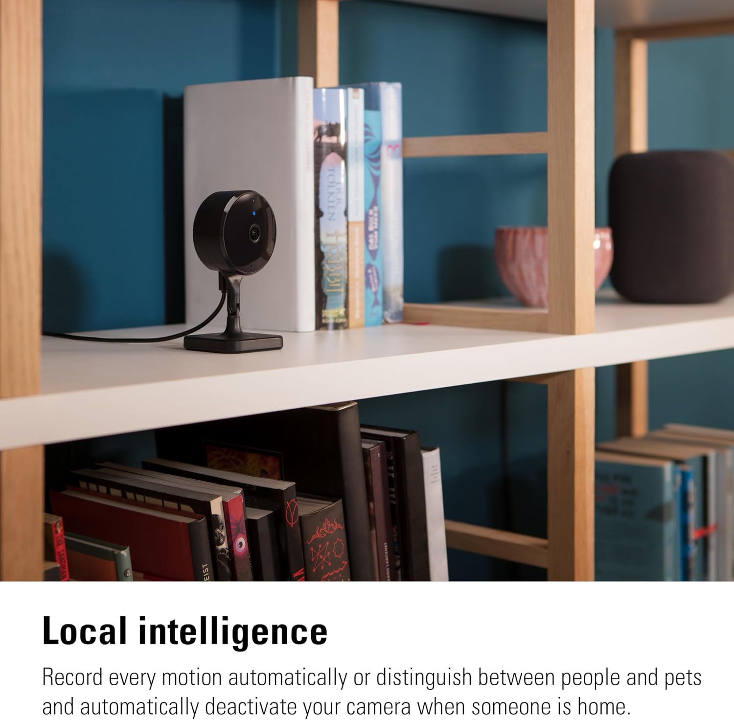 Eve Cam (Apple Home) – Smart Indoor Camera, 1080p Resolution, Wi-Fi, 100% Privacy, HomeKit Secure Video, iPhone Notifications, Microphone & Speaker, Night Vision, Flexible Installation