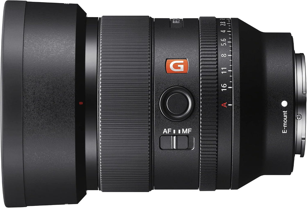 Sony FE 35mm F1.4 GM Full Frame Large Aperture G Master Lens SEL35F14GM for E-Mount Mirrorless Cameras Bundle with Deco Gear Backpack Case + 67mm UV/Polarizer/FLD Filter Kit + Monopod and Accessories