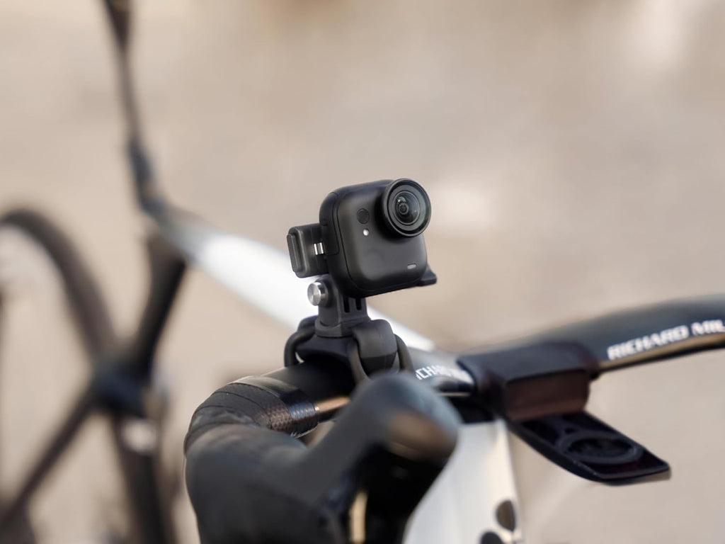 Insta360 GO Ultra Premium Cycling Bundle- Tiny Mighty Hands-Free 4K Cam, Lightweight, Low Light Excellence, Mount Anywhere| Bundle Includes Ring Remote, Flexi Strap Mount, Quick Release Mount