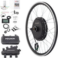 PEXMOR Electric Bike Conversion Kit, 36V 750W Ebike Conversion Kit, 24'/20' Front Ebike Wheel Electric Bicycle Hub Motor Kit 3 Modes Controller w/PAS/LCD Display/Twist Throttle/Torque Arm