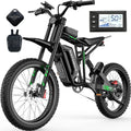 Electric Dirt Bike for Adults, 6000W Peak 40MPH Electric Bike with 60V 1200Wh Battery E Dirt Bike with Pedals 50Miles Max Range, 19'' Motorcycle Tires, Hydraulic Brakes&Full Suspension