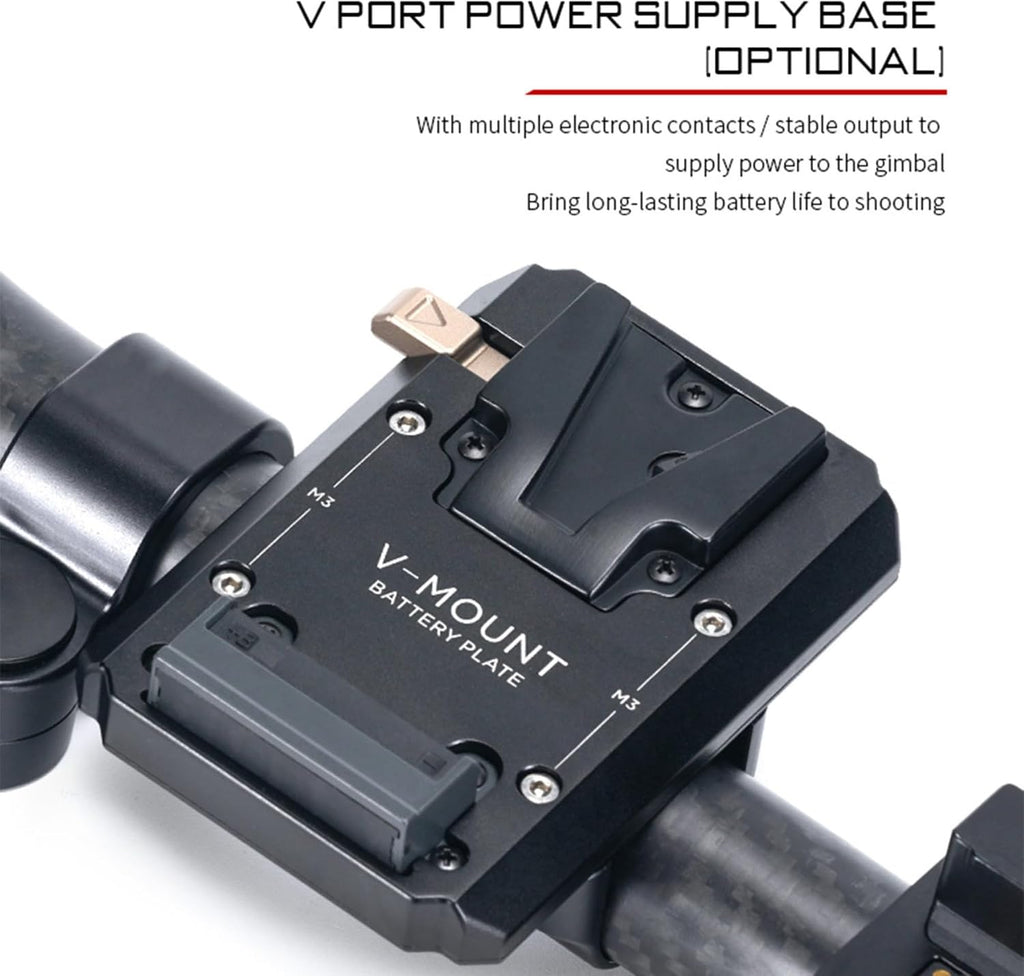 Tilta Advanced Ring Grip Compatible with DJI RS2, RS3 Pro, RS4, RS4 Pro, RS5 | Wireless Focus & Gimbal Control | Multi Power Support