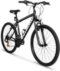 Betterland 26 Inch Mountain Bike with Adjustable Ergonomic Seat, 7/21 Speed Adult Bike with Dual V Brakes, Outdoor Cycling Bike with High Carbon Steel Frame and Front Suspension
