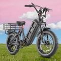 eAhora Juliet Pro II Electric Bike for Adults Peak 5200W Dual Motor Electric Bike Up to 43MPH, 70AH/60AH 220+Miles Long Range Ebike, 20' Fat Tire Full Suspension Electric Bicycle for Commute
