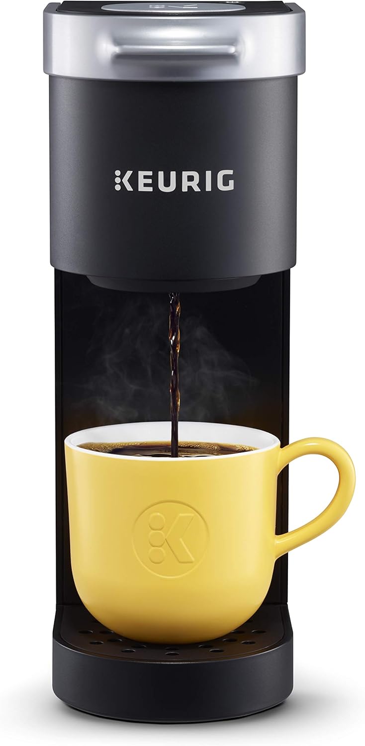 Keurig K-Mini Coffee Maker, Single Serve K-Cup Pod Coffee Brewer, 6 to 12 Oz. Brew Sizes, Black (Renewed)