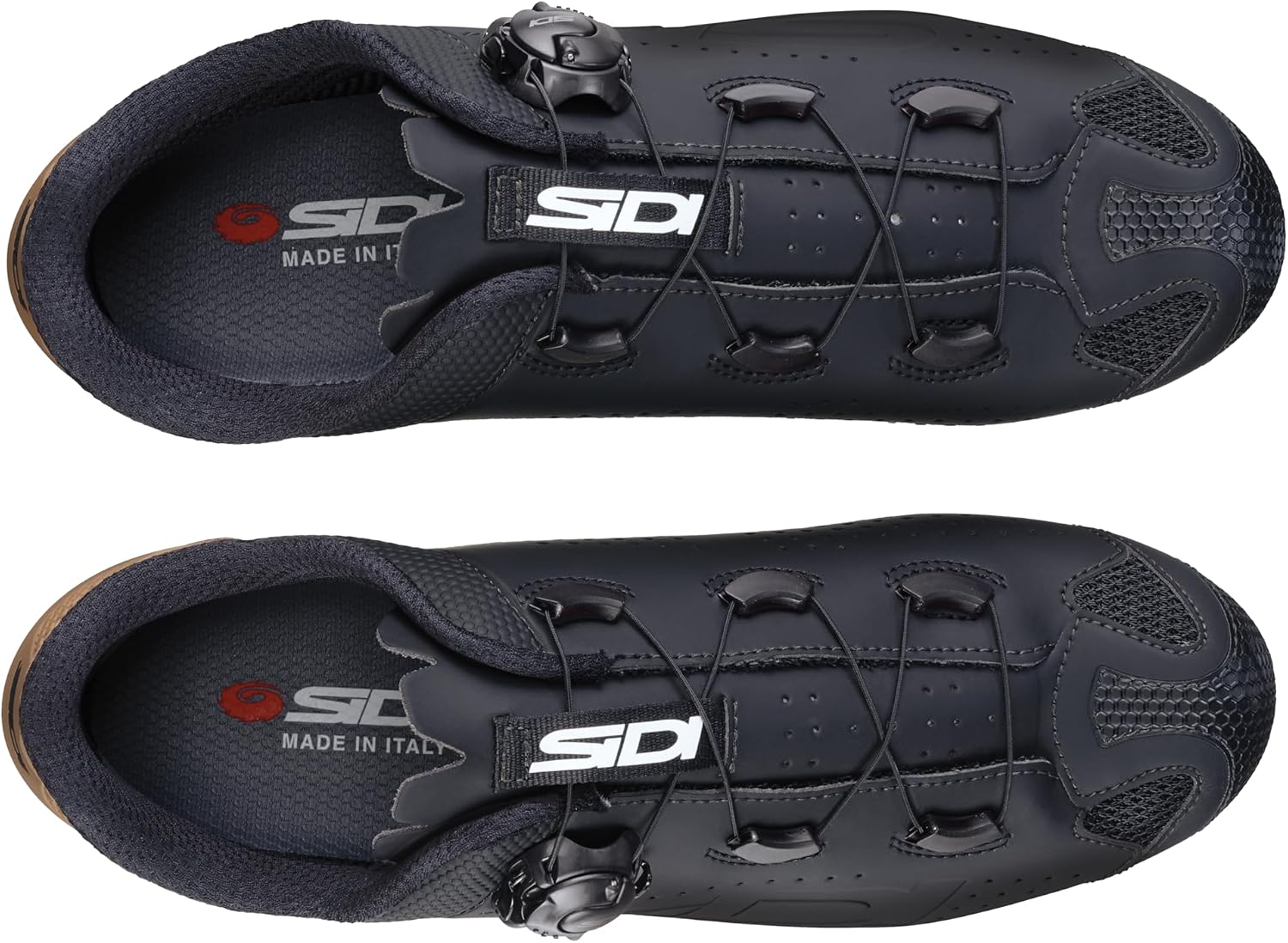 SiDI | Gravel Bike Shoes, Professional Mountain Bike Shoes for Men MTB DUST, Innovative Closure System, Integrated Heel, Rubber Toe