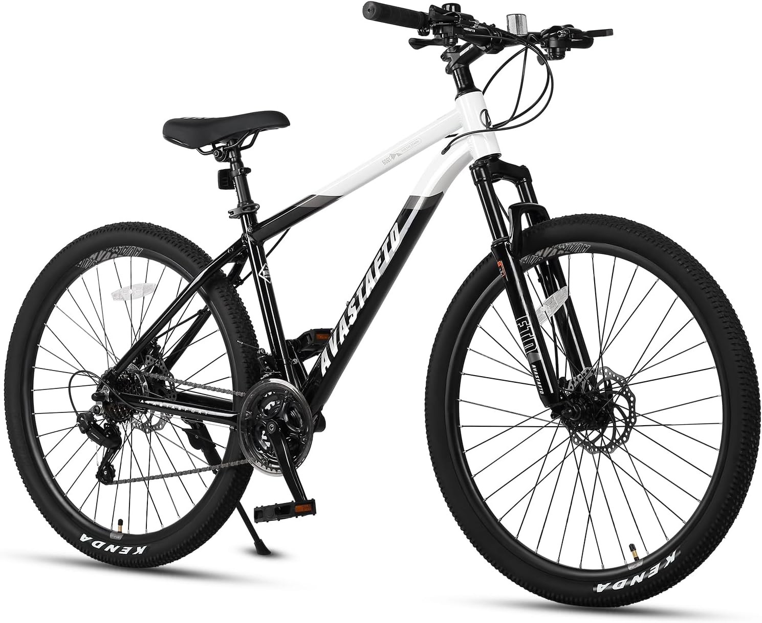 AVASTA Earth 26 27.5 inch Mountain Bike with 21-Speed, Aluminum Frame, Dual Disc Brake, Comfortable Saddle, Multiple Colors