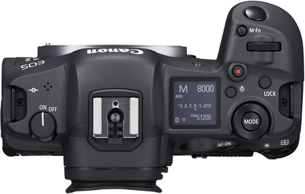 Canon EOS R5 45 MP Full-Frame Mirrorless Camera with 24-50mm & 75-300mm Lenses + 128GB Extreme Card + Case+ Microphone + RGB Video Light + Tripod + More (Content Creator Bundle) (Renewed)