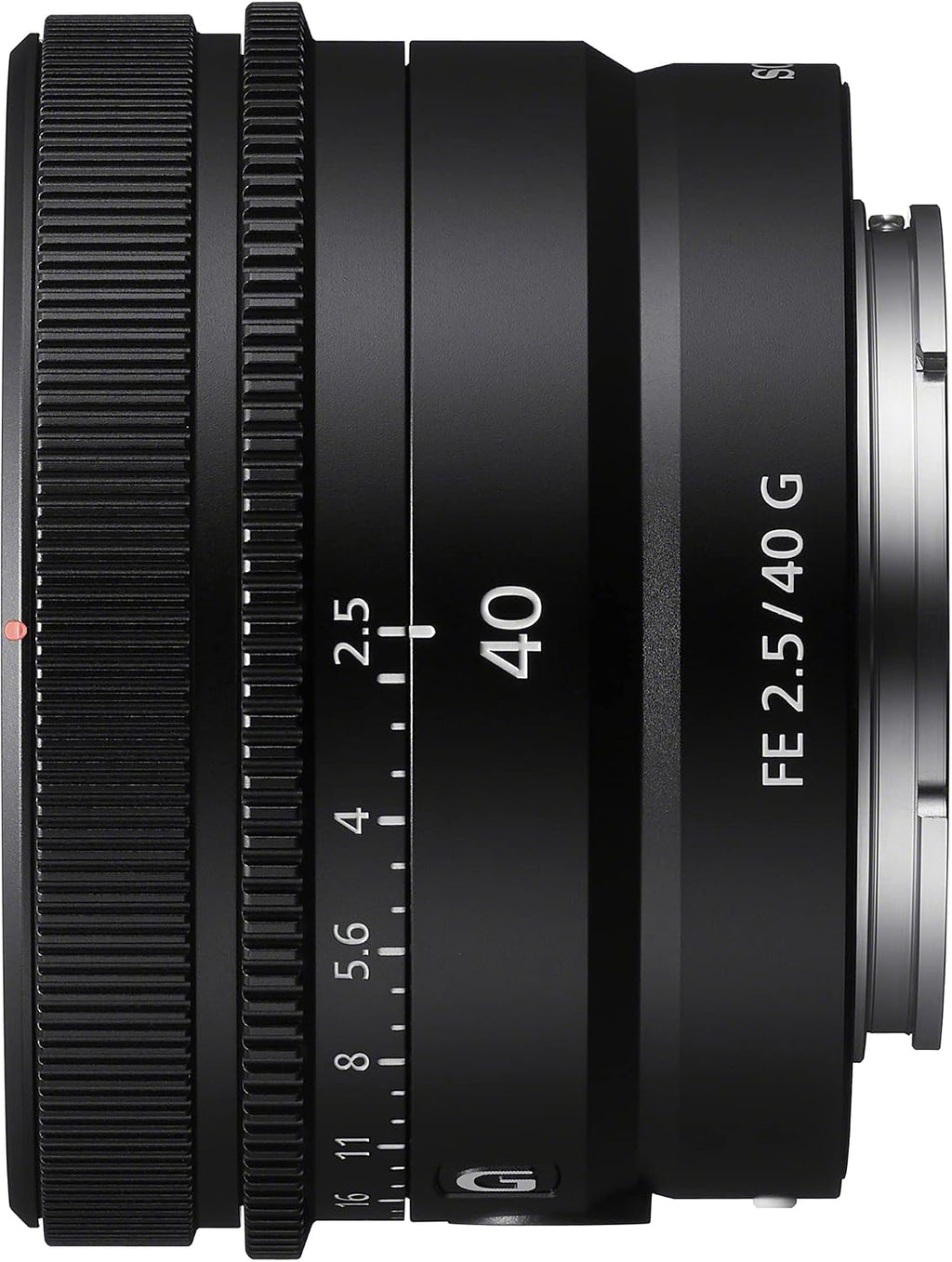 Sony FE 40mm F2.5 G Full Frame Ultra Compact Lens SEL40F25G for E-Mount Mirrorless Cameras Bundle with 49mm UV/Polarizer/FLD Filter Kit + Deco Photo Protective Case 4 Pack + Software and Accessories