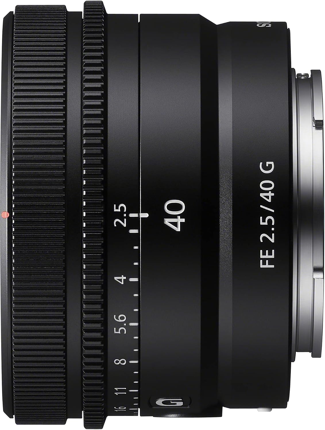 Sony FE 40mm F2.5 G Full Frame Ultra Compact Lens SEL40F25G for E-Mount Mirrorless Cameras Bundle with 49mm UV/Polarizer/FLD Filter Kit + Deco Photo Protective Case 4 Pack + Software and Accessories