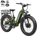 FREESKY Ranger AIR Dual Motor Electric Bike for Adults, 3500W 200NM Fast Ebike,105Miles Long Range E Bike,Full Suspension Electric Mountain Bike, 26'' Fat Tire Electric Bicycle for Man Womens Hunters