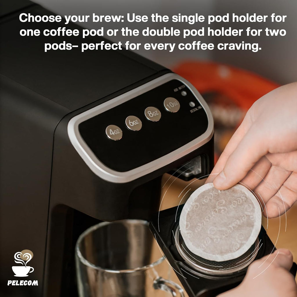 Senseo Decaf Coffee Pods – 480 Count (10 Packs) – Medium Roast with Smooth & Balanced Flavor and Rich Crema – Caffeine-Free Single-Serve Coffee Pads Compatible with Senseo & PeleCom Machines
