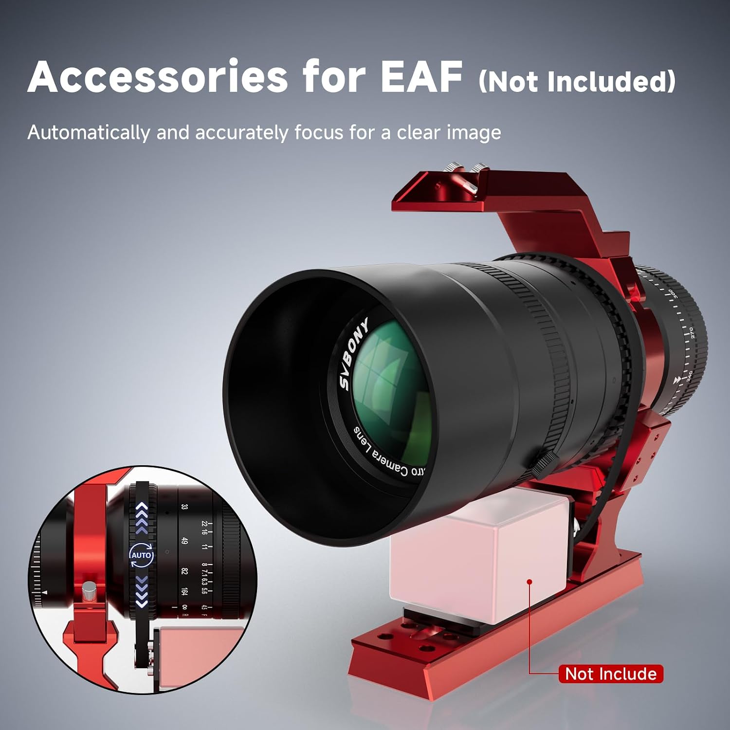 SVBONY SV605CC Cooled Astrophotography Camera, 9MP IMX533 USB3.0 CMOS Camera Bundle with SV555 54mm Petzval APO Refractor Telescope for Astrophotography, Full Frame Compatibility, SLR Camera Lens