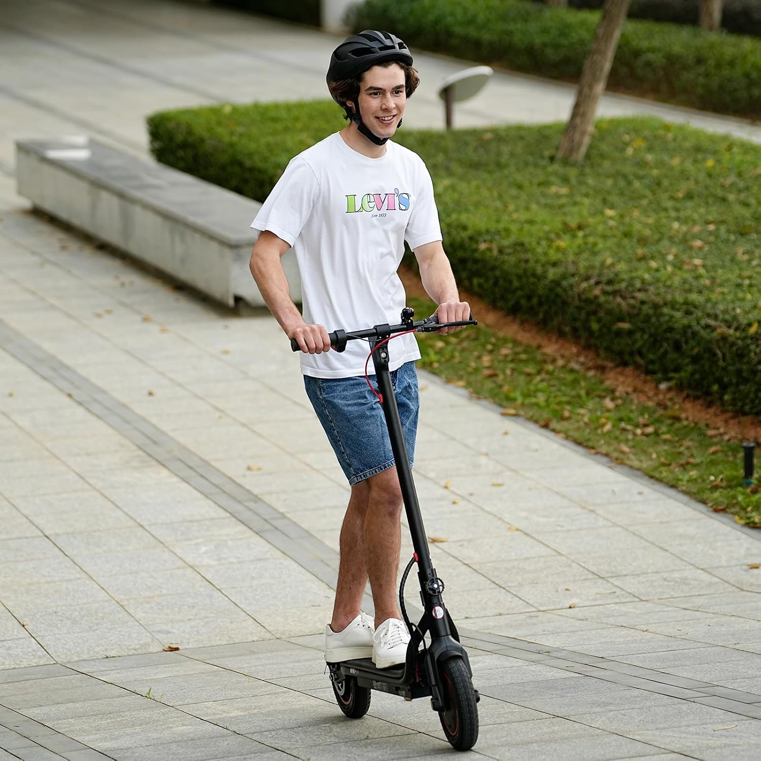 Electric Scooter, 500W/750W Powerful Motor, 22/25 MPH Top Speed & 23/28 Miles Range, 9.3'/10' Tires, Foldable Commuter Scooter for Adults and Teens with Dual Braking,Cruise Control,APP Control