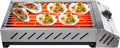 Electric BBQ Grill 2500W Table Top Smokeless Indoor Outdoor Grill - Adjustable Temperature Barbecue Equipment for Decks, Patios, Restaurants, Parties