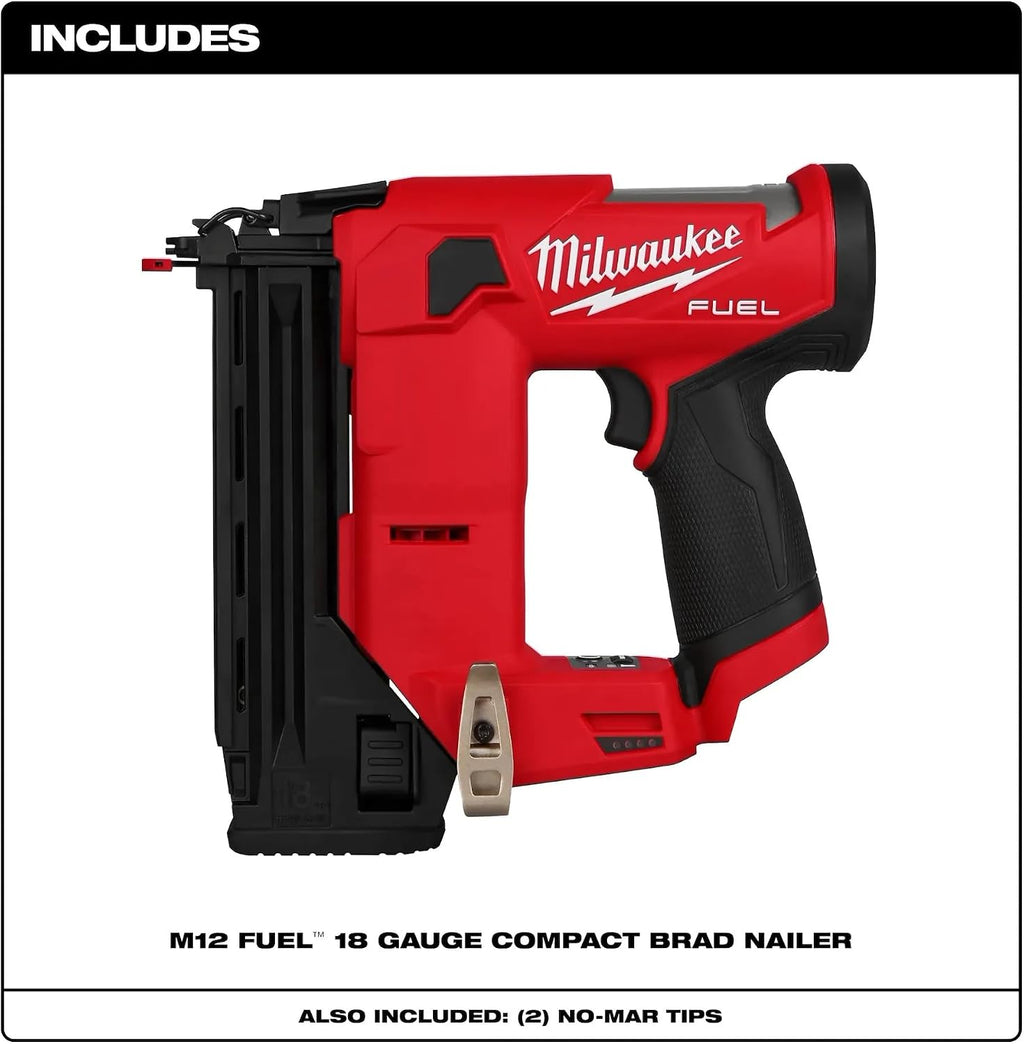 Milwaukee Electric - M12 Fuel 18 Gauge Compact Brad Nailer