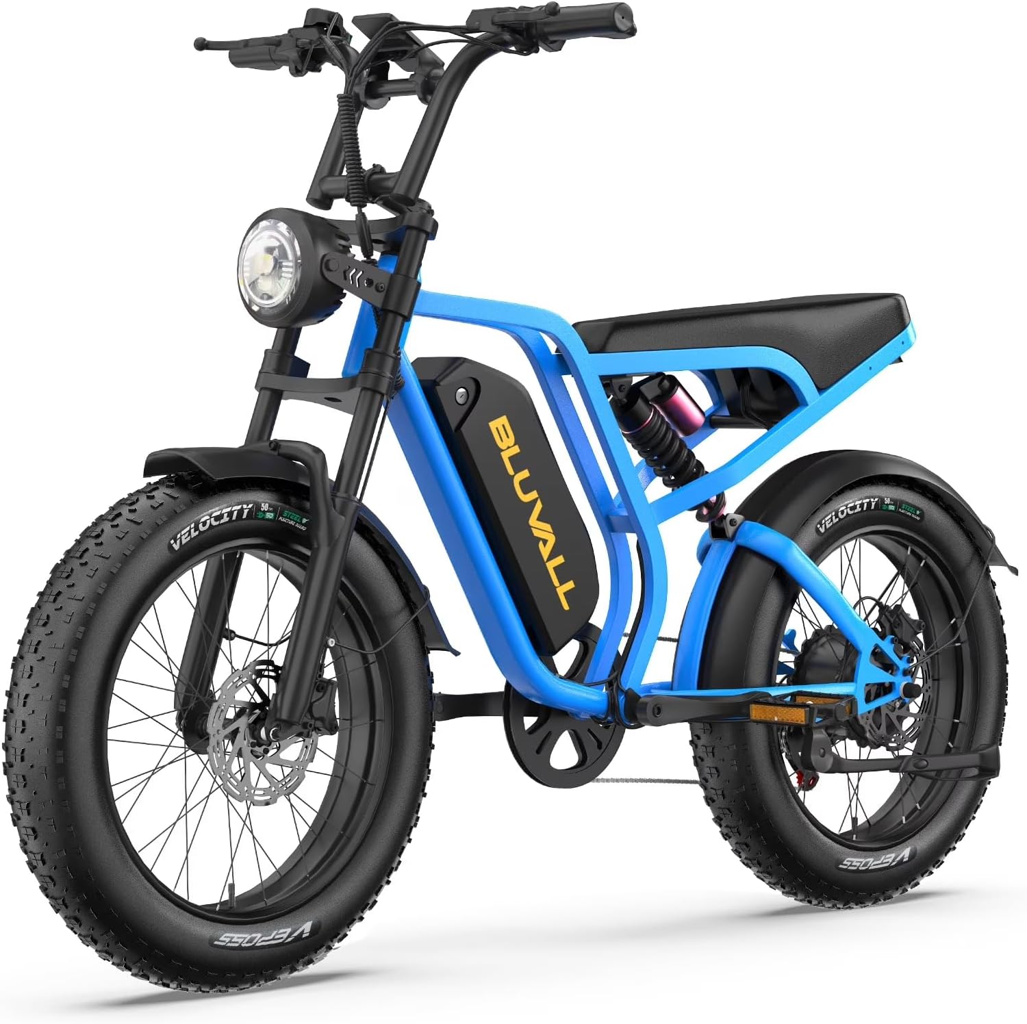 Electric Bike for Adults, 1500W 35MPH 52V, 20AH Battery Ebike, Max 40-60 Miles Electric Motorcycle, 20' Fat Tire Dirt Bike,7-Speed