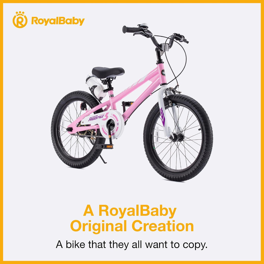 RoyalBaby Kids Bike with Dual Handbrake for Beginners,12 14 16 18 20 Inch Bicycle for Boys & Girls Ages 3-10 Years