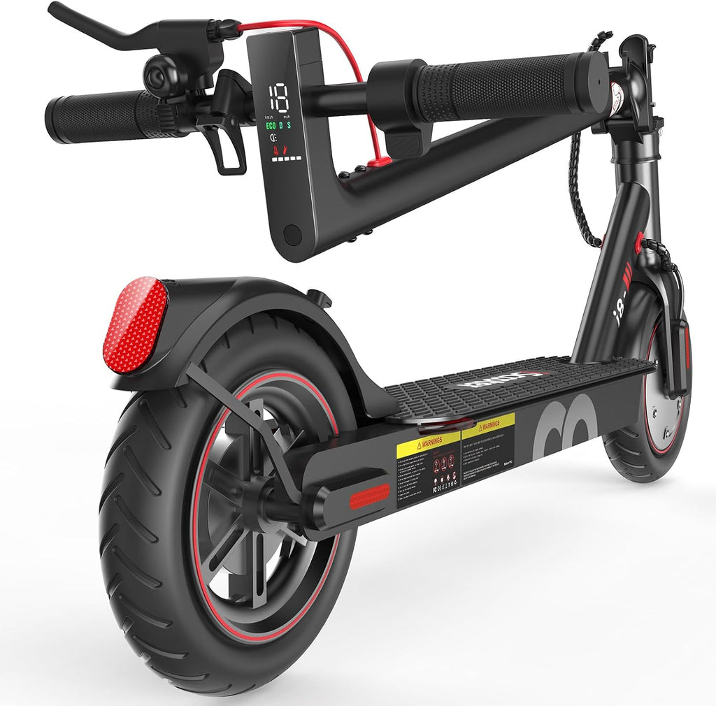 iScooter Electric Scooter Adults & Big Kids, Cruise Control, Dual Braking System, Smart App, Foldable Electric Scooter for Commuting & Campus Use