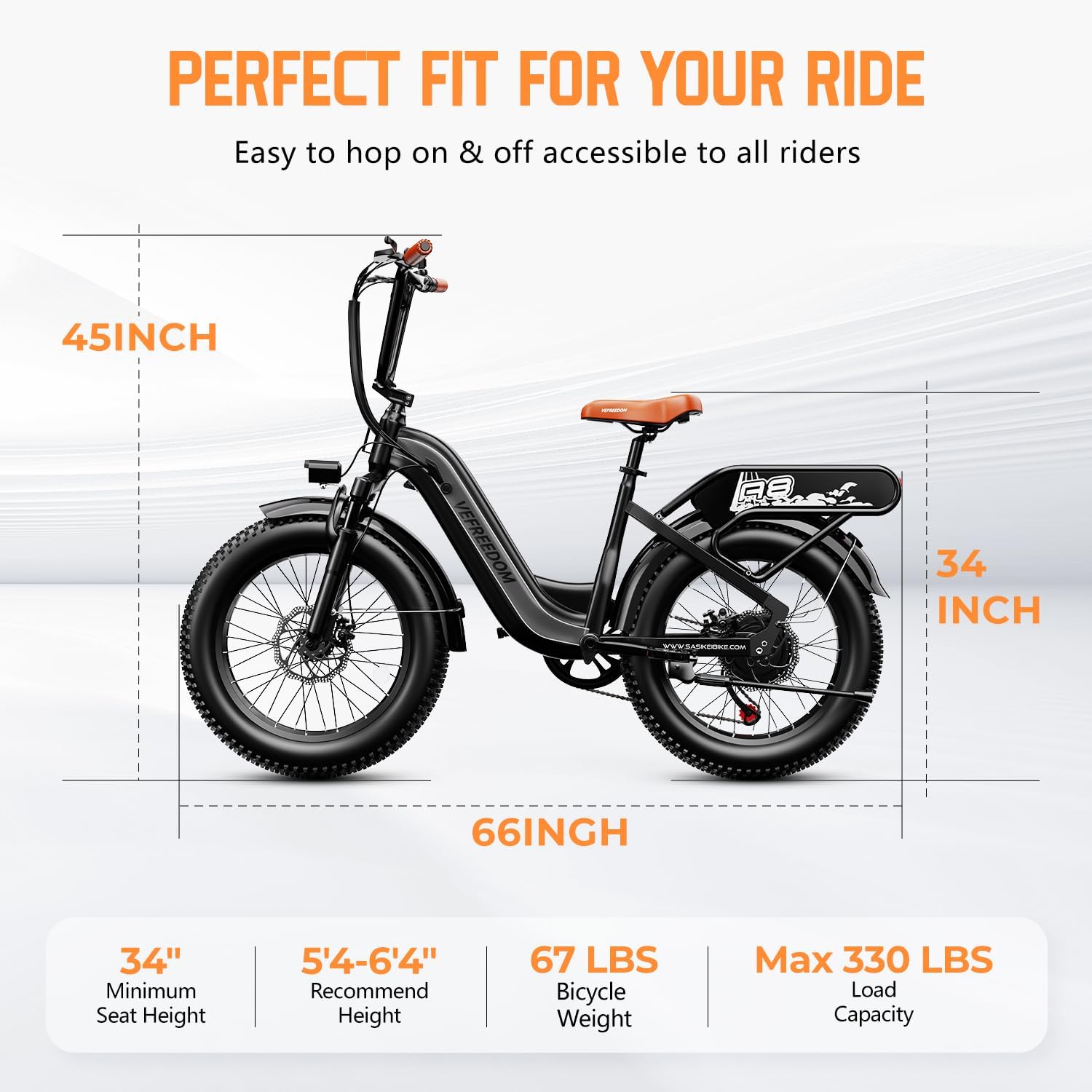 EUY Electric Bike for Adults, 1500W Peak Motor Ebike, 48V20Ah, 20'' x 4.0'' Fat Tire Electric Mountain Bike, Commute E Bike with 70 Miles, 7 Speed and Dual Suspension Electric Bicycle