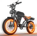 ASKGO Electric Bike for Adults, 2500W Peak Motor, 32MPH & 100 Miles, 48V 20Ah Large Battery, NFC & Password Unlock, Electric Dirt Bike with LCD, Dual Suspension & Brakes, 20' Fat Tire Off-Road Ebike