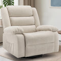 Korser Rocker Recliner Chairs for Adults, Oversized Recliner with Massage and Heating Function, 360° Swivel Nursery Rocking Chairs, Extra Wide Recliner Chair for Bedroom and Living Room