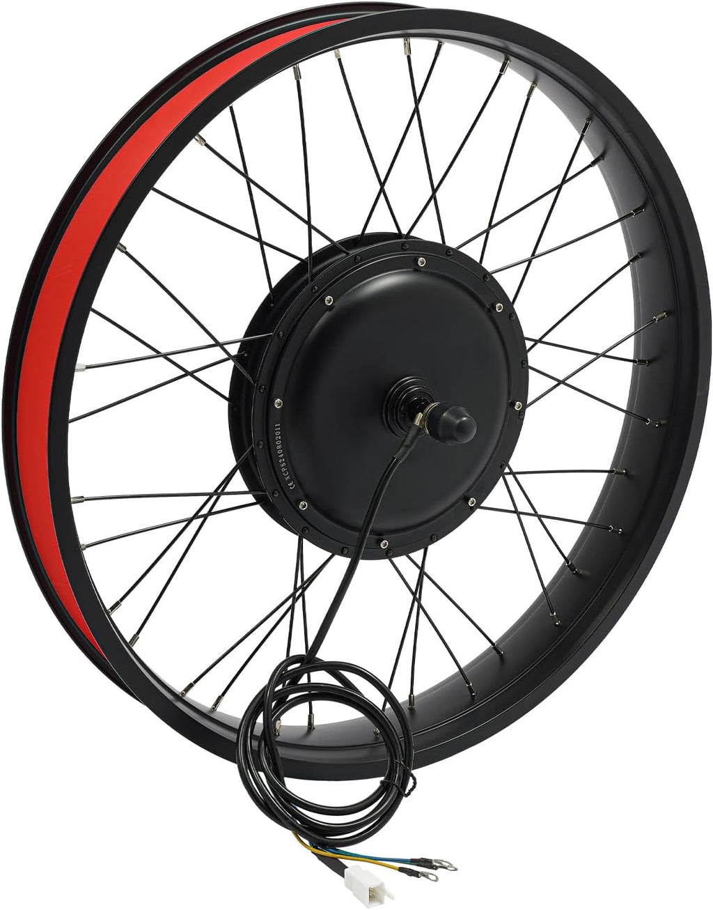 LOYALHEARTDY 700C/20/24/26/ Inch Front Wheel Hub Ebike Conversion Kit, Front Wheel Electric Bicycle Kit Front Wheel Hub Motor with Controller, LCD Display, PAS (No Batteries)
