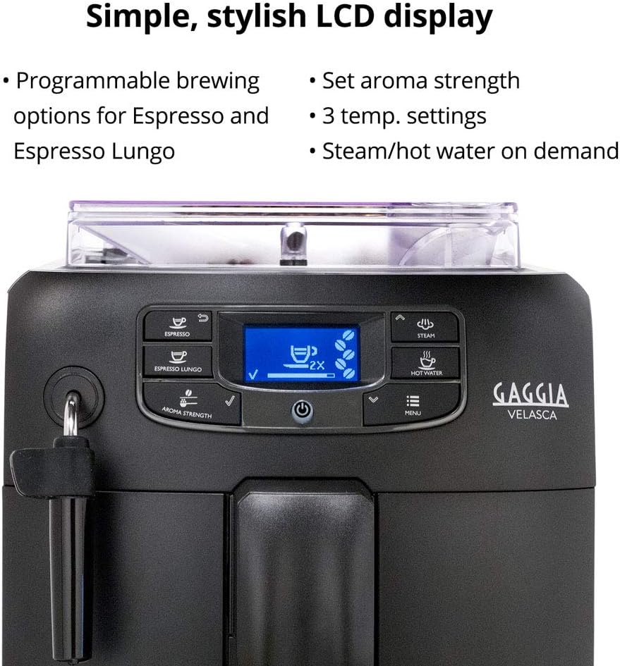 Gaggia Velasca Espresso Machine,54 ounces Black
