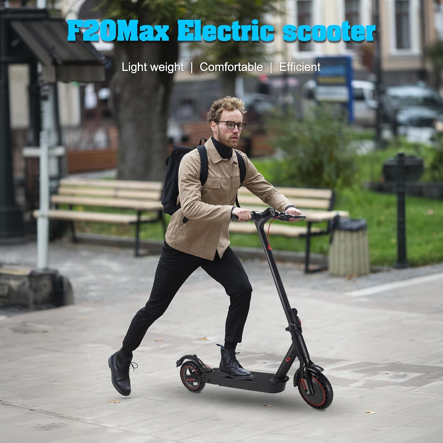 Electric Scooter for Adults, 350W/800W Motor, 15/22/34 Miles Range, 8.5/10' tire, Folding E-Scooter with Dual Suspension, Teenage Off-Road E Scooter