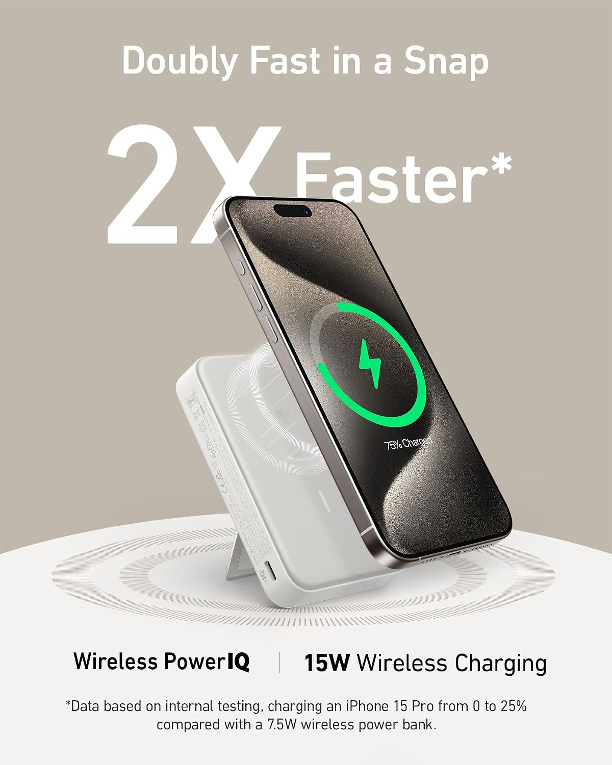 Anker MagGo Wireless Charging Station MagGo 15W Power Bank