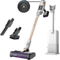 Shark IW3511 Detect Pro Auto-Empty System, Cordless Vacuum with HEPA, QuadClean Multi-Surface Brushroll, 60-Minute Runtime, Includes 8' Crevice Tool & Pet Multi-Tool, White/Beats Brass (Renewed)
