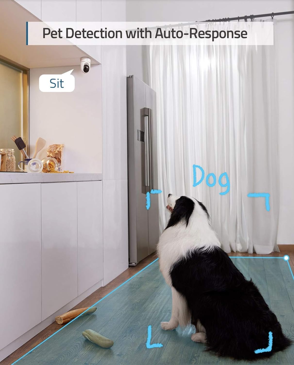 eufy Security Indoor Cam E220, Camera for Home Security, Pan & Tilt, Dog/Pet Camera, 2K Wi-Fi Plug-in+HomeBase 3,eufy Edge Security Center, Local Expandable Storage up to 16TB, No Mothly Fee(Bundle)
