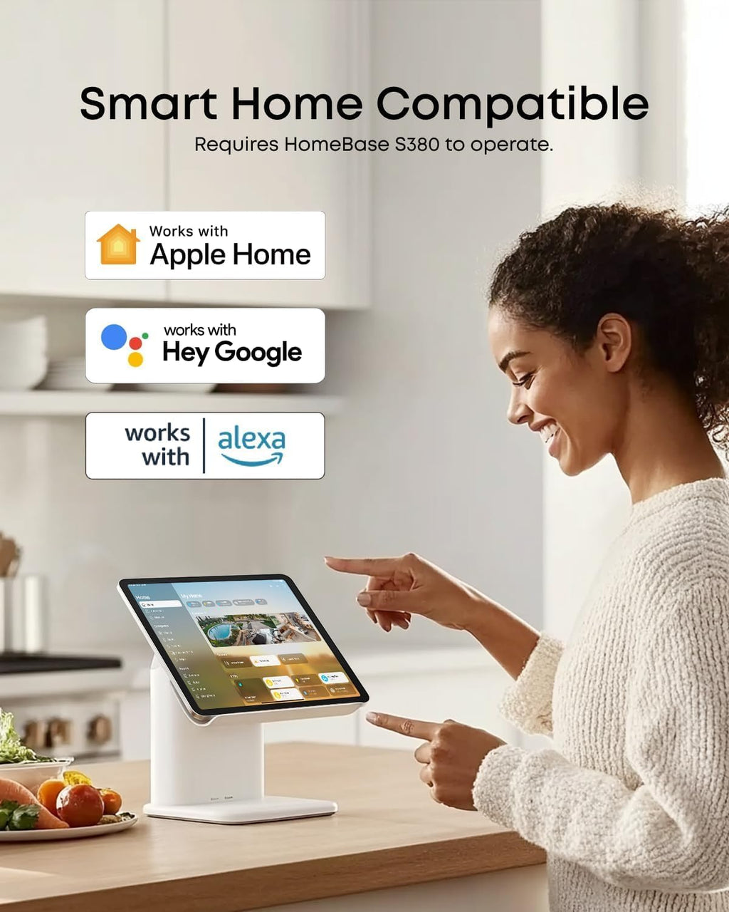 eufy SoloCam E42 with HomeBase S380,4K Security Camera Wireless Outdoor, Solar Powered, AI Motion Tracking, Strobe Light, Pan & Tilt, Facial Recognition, Up to 16 TB, Smart Home Compatible