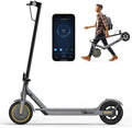 NAVIC Electric Scooter with Dual Suspension, 8.5'/10' Tires, 350W/500W Motor, 19/22 Mph, Max 22/25/27/49Miles Range, Foldable E Scooter for Adults with Braking, App Control
