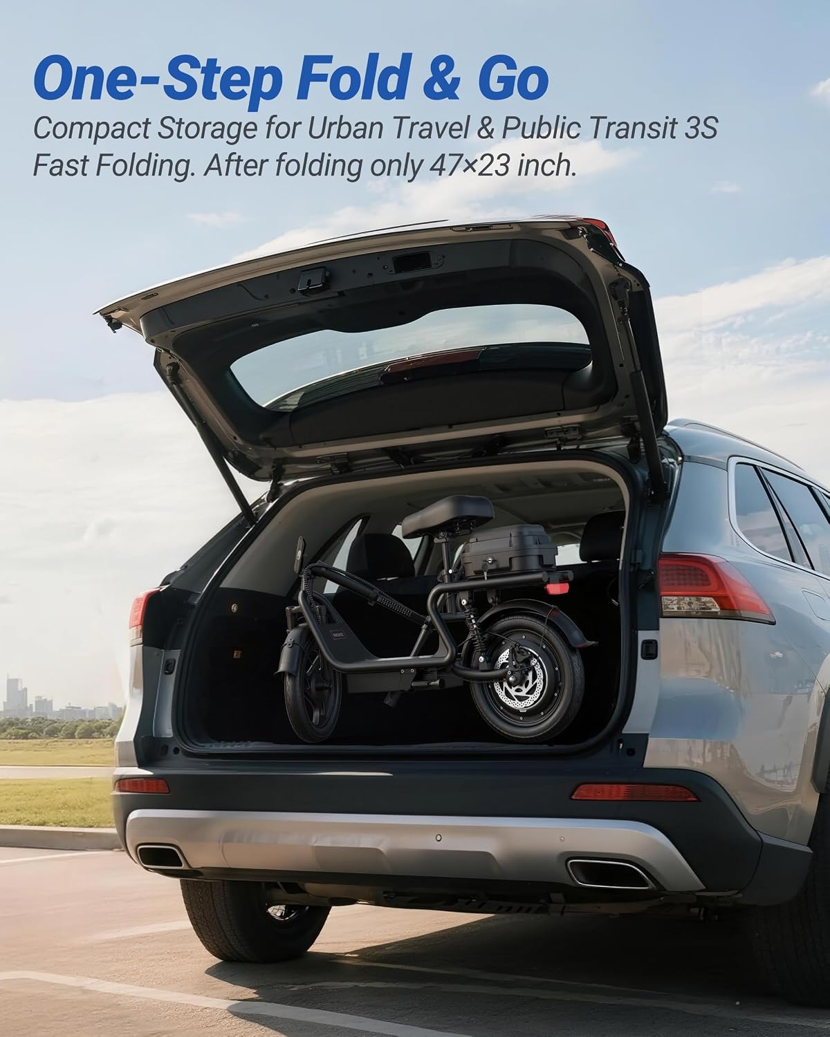 MAXSHOT Electric Scooter for Adults, 8.5/14' Tires, 19/22Mph, 350W/500W Motor, 16-28 Miles Range, Folding E-Scooter with Dual Suspension,APP Control
