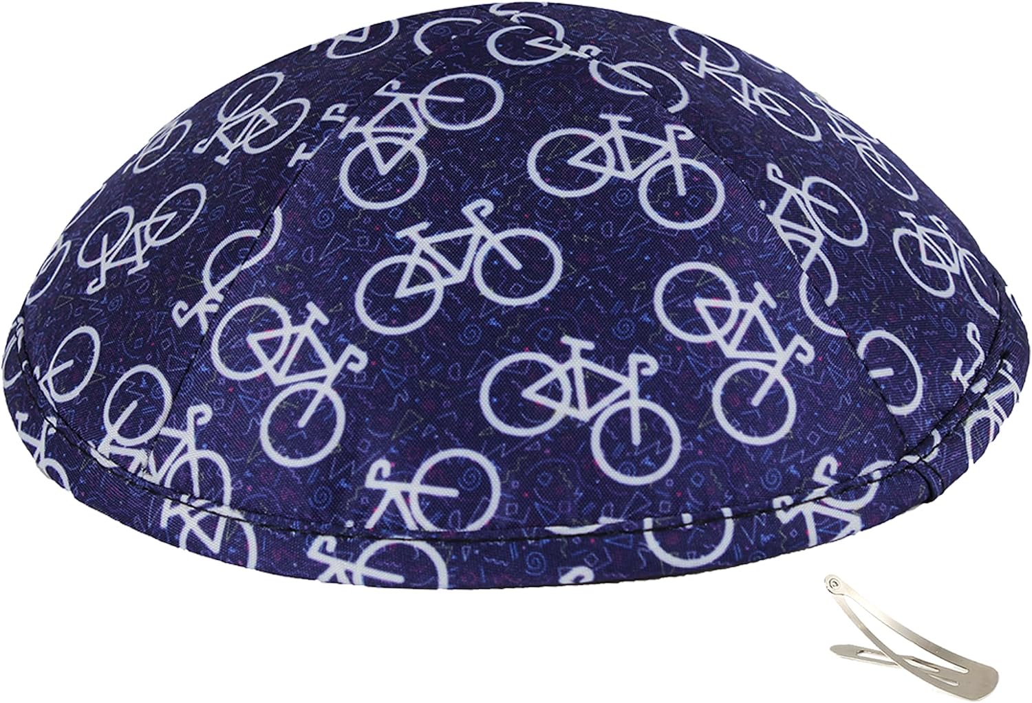 Zion Judaica Sports Kippah Adults & Boys Ballgame Pattern Kippot 6' Skullcap Yamaka for Bar/Bat Mitzvah Chuppah Wedding