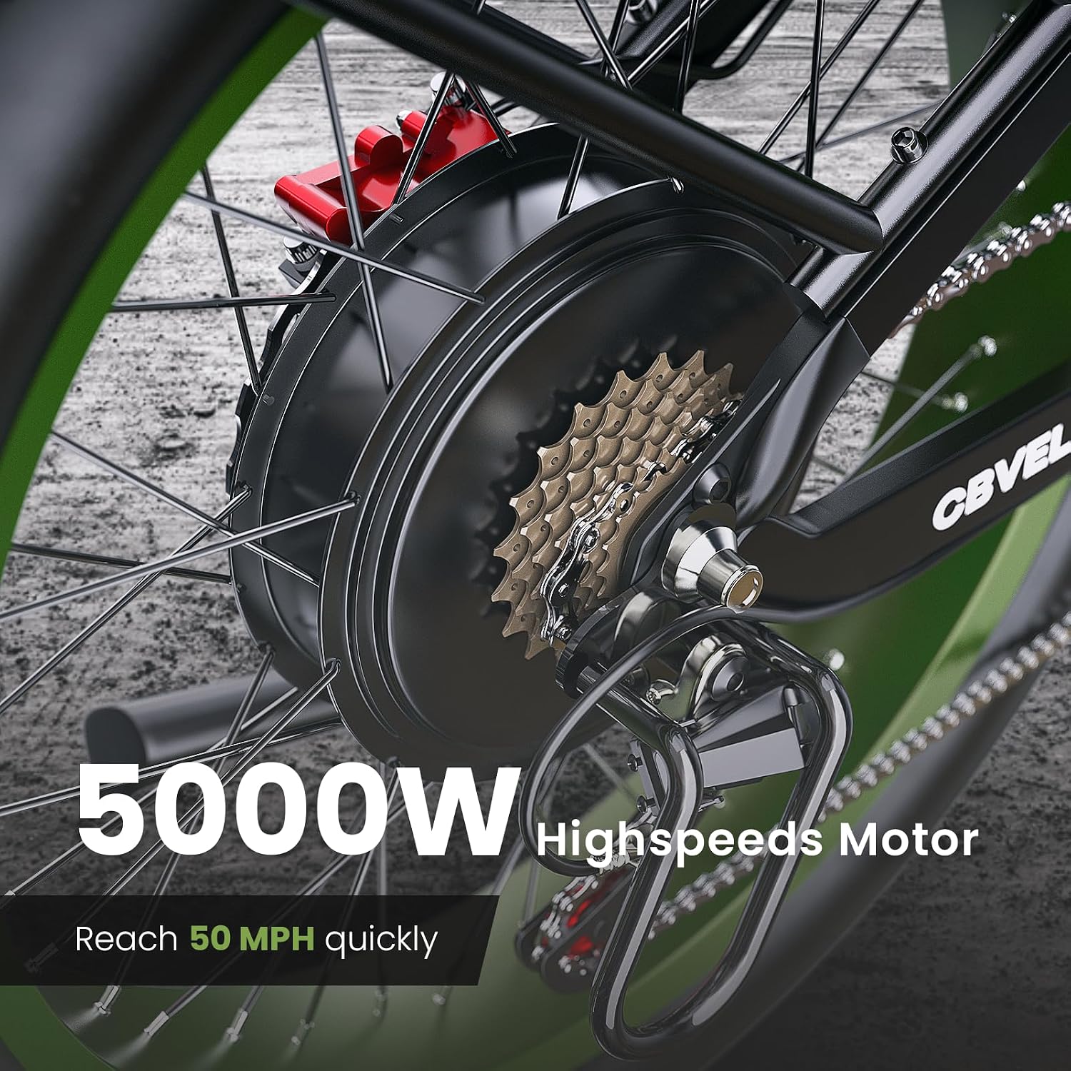 DriftGod Electric Bike for Adults, 3500W Ebike, 50MPH 100Miles Electric Mountain Bike, 26' X 4Fat Tire Adult Electric Bicycle with 52V 40AH Battery E Bikes, Full Suspension Electric Dirt Bike