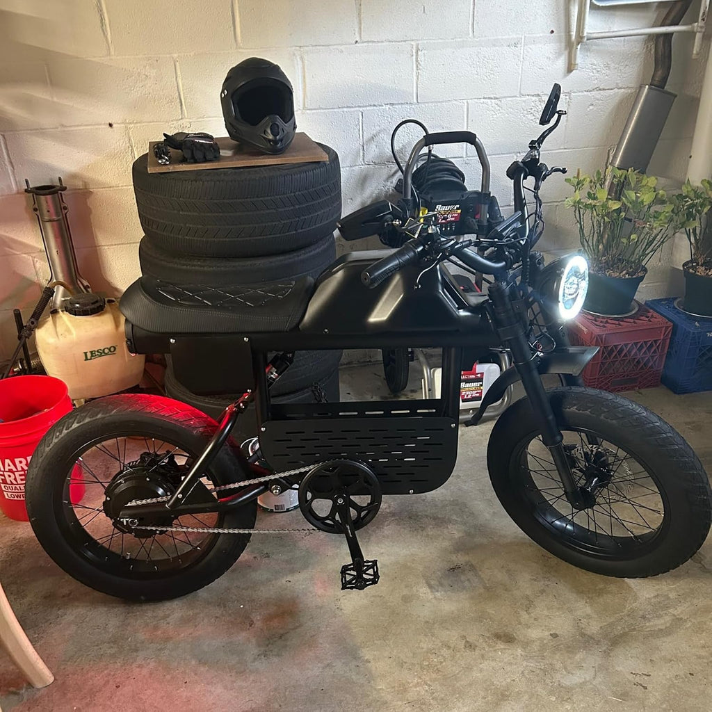 eAhora DL2000 (2025 Version) Electric Bike for Adults, Peak 4000W/1700W 44MPH/36MPH Dual/Single Motor Ebike, 52V 30Ah 60-90 Miles Long Range Electric Bicycle, Fat Tire Full Suspension Hydraulic Brake
