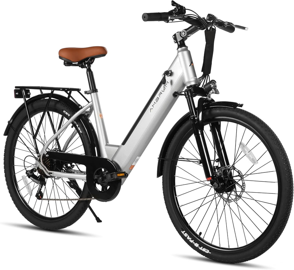 JOYSTAR 20 26 Inch Electric Bike for Kids Teens Ages 6+ with 250W/500W Brushless Motor, Electric Mountain Bicycle with Removable Battery, Safe Children Ebikes with Dual Disc Brakes